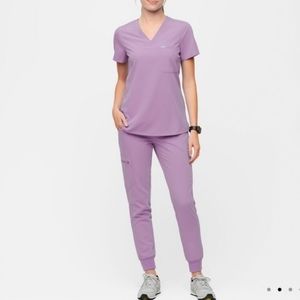 Figs Tall Scrub Set Lavender Dew